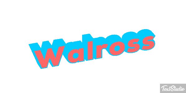 Walross Texteffekt