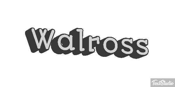 Walross Texteffekt