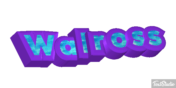 Walross Texteffekt