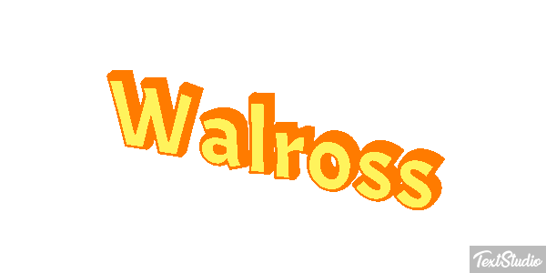 Walross Texteffekt