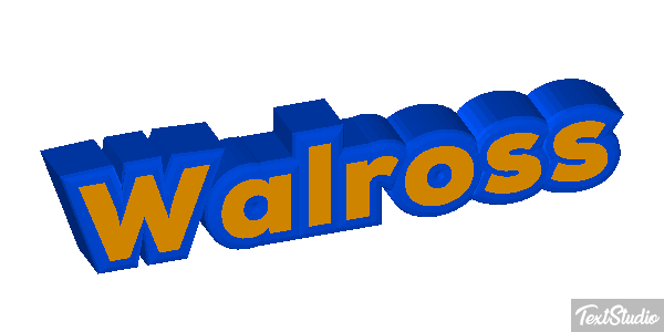 Walross Texteffekt