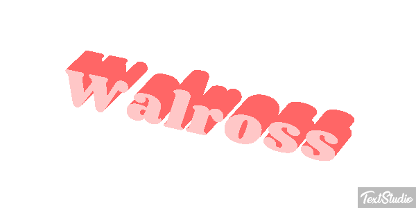 Walross Texteffekt