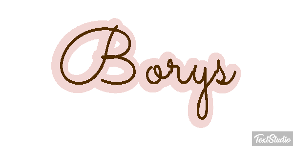 Borys Effetto testo