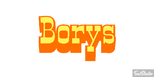 Borys Effetto testo
