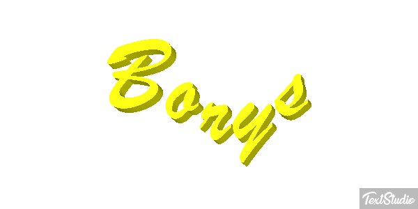 Borys Effetto testo