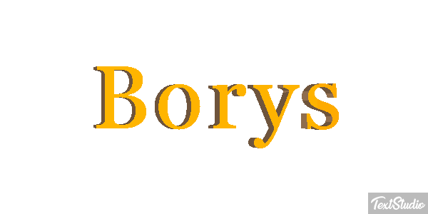 Borys Effetto testo