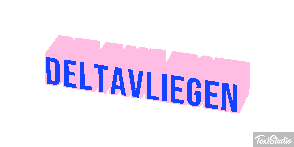Deltavliegen テキスト効果