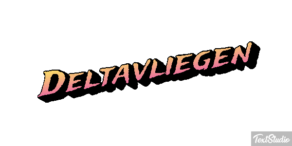 Deltavliegen テキスト効果