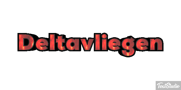 Deltavliegen テキスト効果