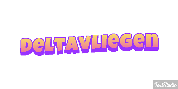 Deltavliegen テキスト効果