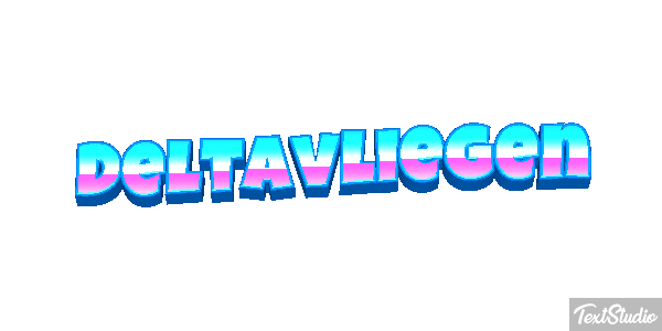Deltavliegen テキスト効果