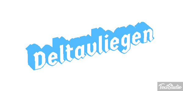 Deltavliegen テキスト効果