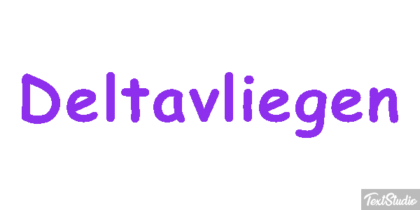 Deltavliegen テキスト効果
