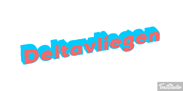 Deltavliegen テキスト効果