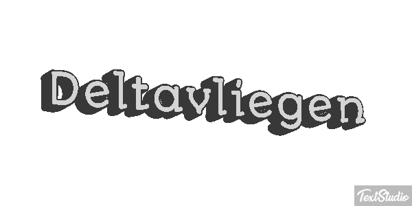 Deltavliegen テキスト効果