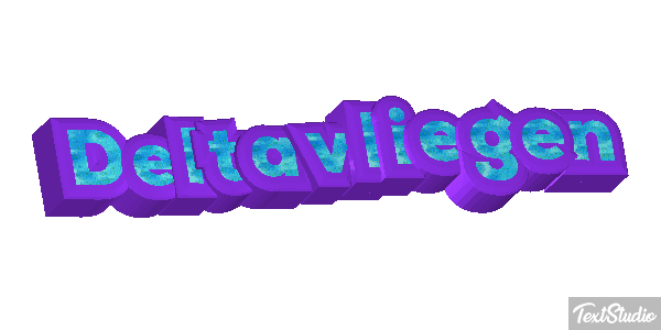 Deltavliegen テキスト効果