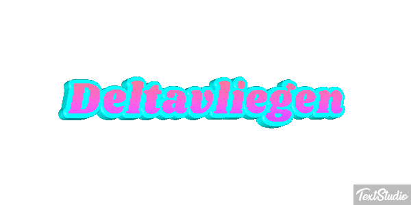 Deltavliegen テキスト効果