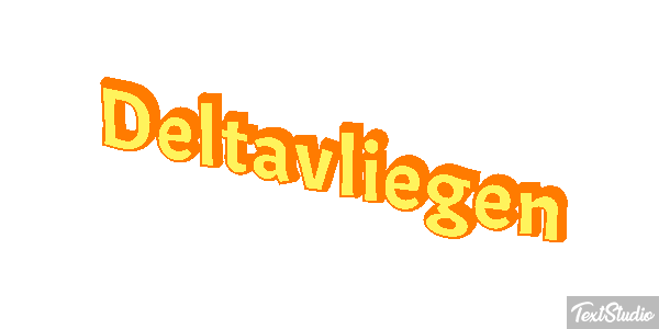 Deltavliegen テキスト効果