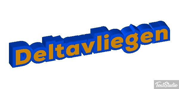 Deltavliegen テキスト効果
