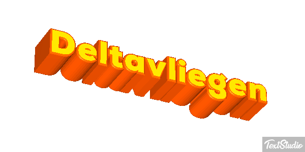 Deltavliegen テキスト効果