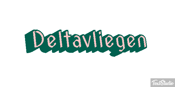 Deltavliegen テキスト効果