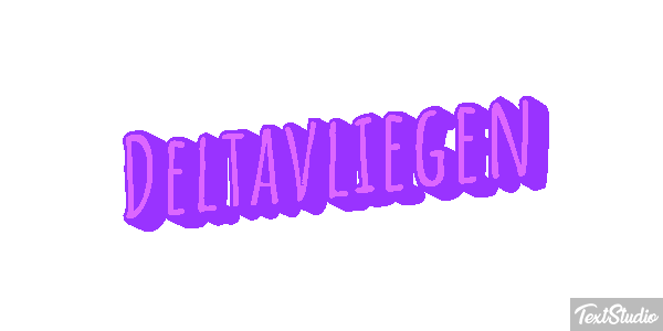 Deltavliegen テキスト効果