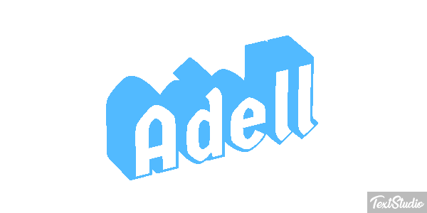 Adell Text effect