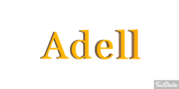 Adell Text effect