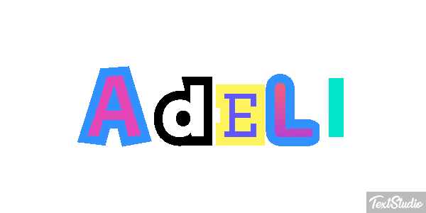 Adell Text effect