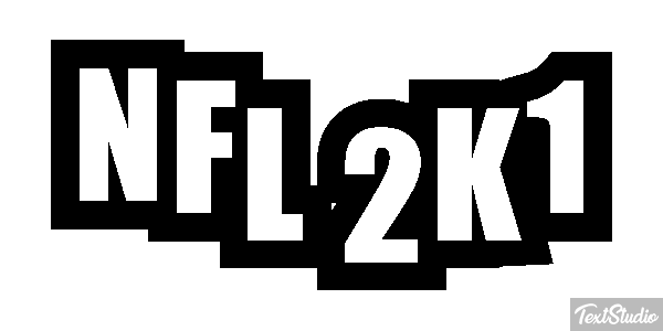 NFL 2K1 Effetto testo