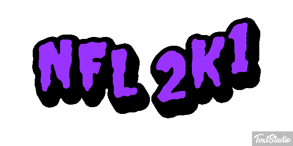 NFL 2K1 Effetto testo