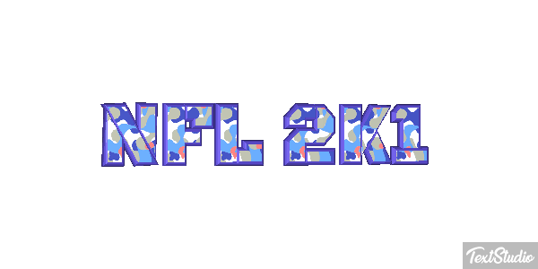 NFL 2K1 Effetto testo