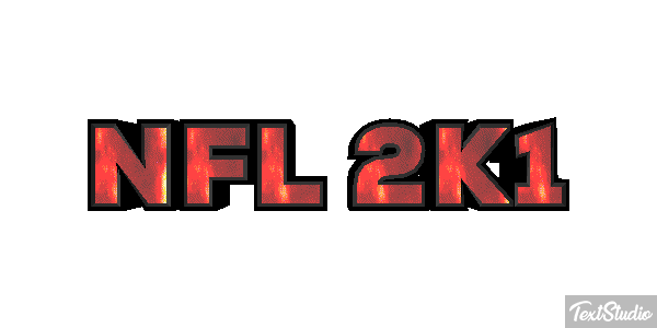 NFL 2K1 Effetto testo