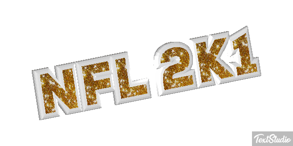 NFL 2K1 Effetto testo
