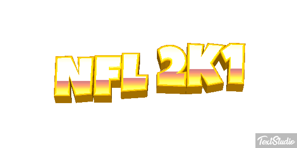 NFL 2K1 Effetto testo