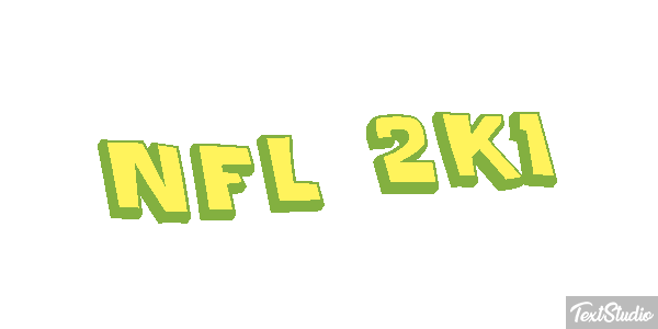 NFL 2K1 Effetto testo