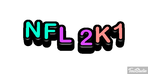 NFL 2K1 Effetto testo