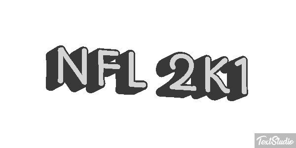 NFL 2K1 Effetto testo