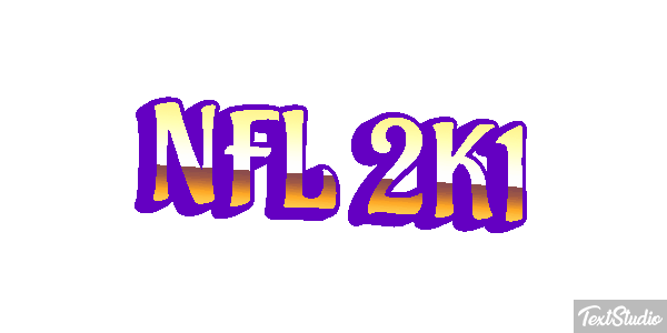 NFL 2K1 Effetto testo