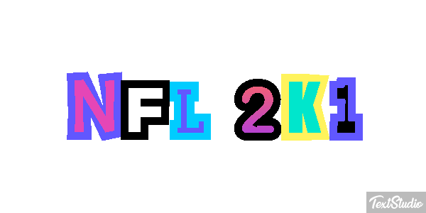 NFL 2K1 Effetto testo