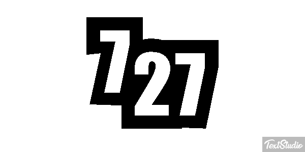 727 Efekt tekstowy