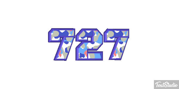 727 Efekt tekstowy