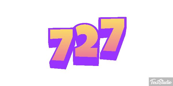 727 Efekt tekstowy