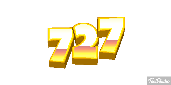 727 Efekt tekstowy