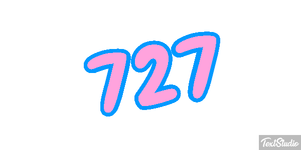 727 Efekt tekstowy