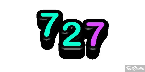 727 Efekt tekstowy