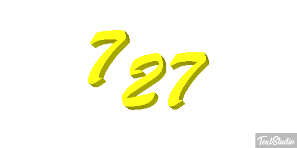 727 Efekt tekstowy