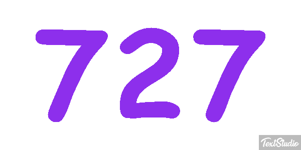 727 Efekt tekstowy