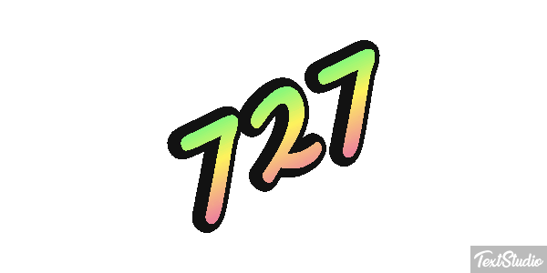 727 Efekt tekstowy