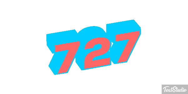 727 Efekt tekstowy